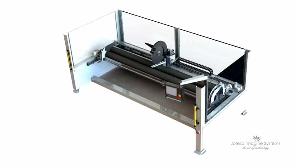 Máquina para fazer corte industrial textil - Cut 3300 - Imagen en 3D