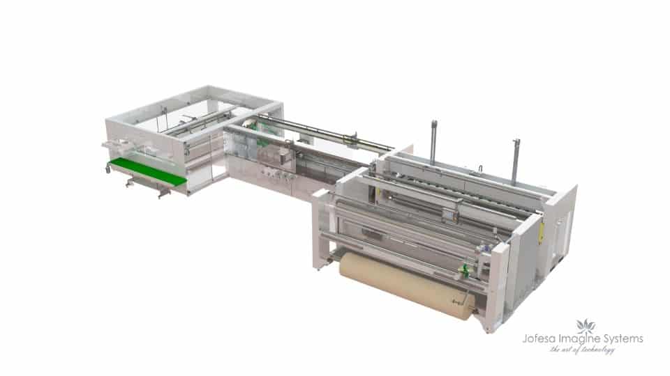 Bed Sheet Maker Textile Machines​ - Auriga 3600 - Image in 3D